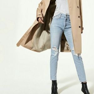 Agolde Jamie High Waisted mom jeans in Everest